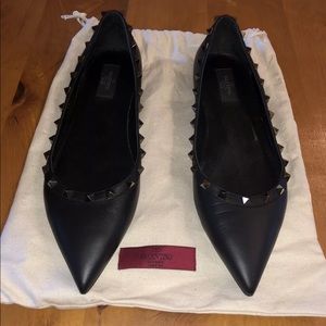 SOLD Valentino Rockstud flats 41.5 used
